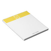 Ananas, welcher griechische Schlüsselrahmen #2 Anf Notizblock (angewinkelt)