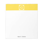 Ananas, welcher griechische Schlüsselrahmen #2 Anf Notizblock (Vorderseite)