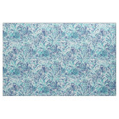 ANANAS-WELLE blaues Painterly Aquarell Stoff (Yard (91,4 cm))