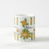 Ananas White Daisy Tasse (Mittel)