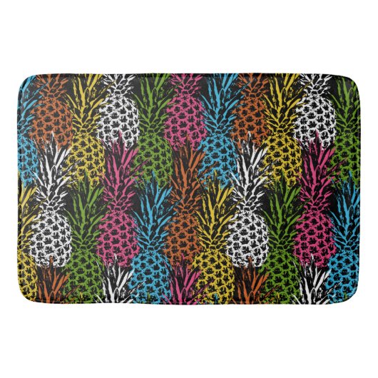 Ananas wild und süß badematte (Vorderseite)