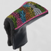 Ananas wild und süß golf headcover (3/4 Vorderseite)