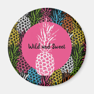 Ananas Wild und Süß Magnet