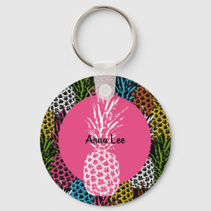 Ananas Wild und Süß Schlüsselanhänger