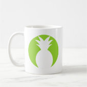 Ananas-willkommene Grafik Kaffeetasse (Links)
