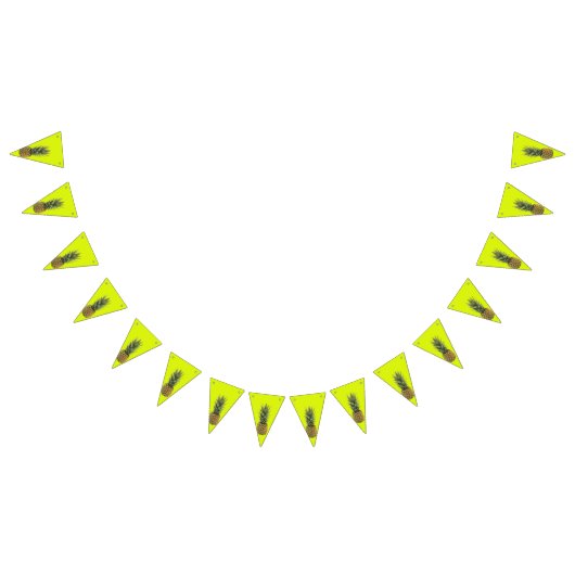 Ananas Wimpelkette (Alle)