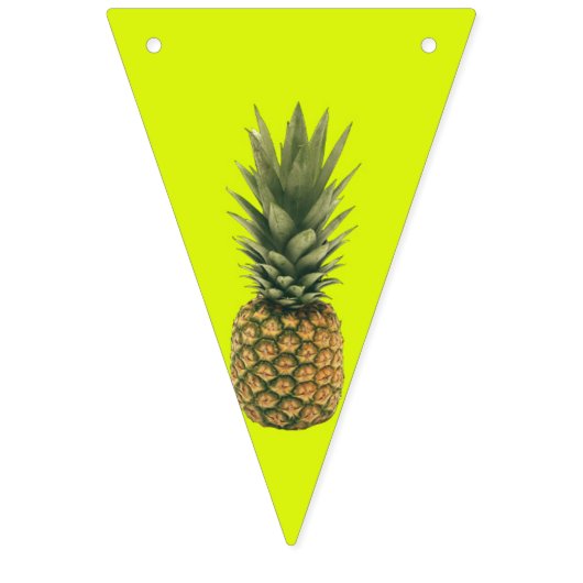Ananas Wimpelkette (Zweite Fahne)
