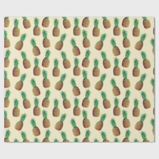 Ananas-Wrap Geschenkpapier (Flach)