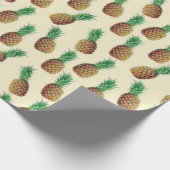 Ananas-Wrap Geschenkpapier (Ecke)