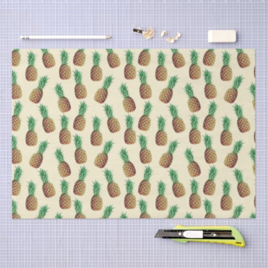 Ananas Wrap Wrapping Paper Seidenpapier (Handwerk)