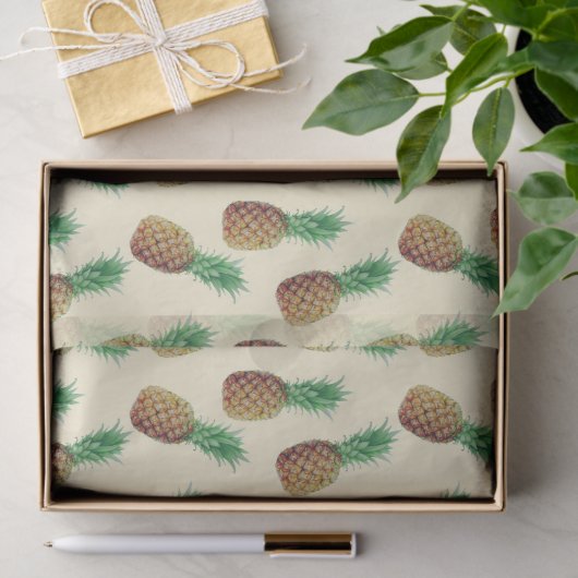 Ananas Wrap Wrapping Paper Seidenpapier (Geschenk)