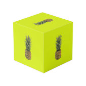 Ananas Würfel (Rückseite Schrägansicht)