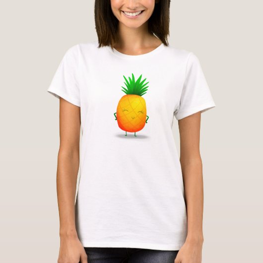 Ananas-Zeichen:o T-Shirt (Vorderseite)