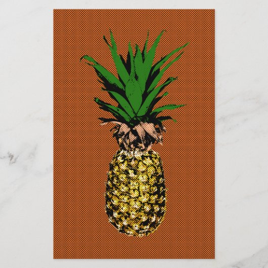 Ananas-Zeitungspapier Briefpapier (Vorderseite)