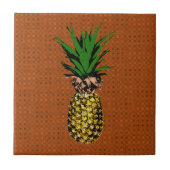 Ananas-Zeitungspapier Fliese (Vorderseite)