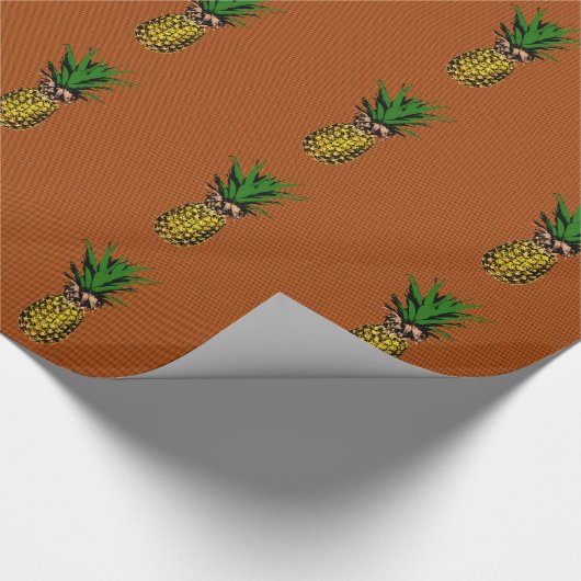 Ananas-Zeitungspapier Geschenkpapier (Ecke)