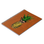 Ananas-Zeitungspapier Notizblock (Linke Seite)