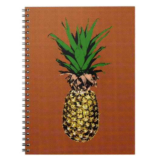 Ananas-Zeitungspapier Notizblock (Vorderseite)