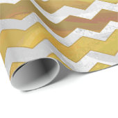 Ananas Zickzack Muster Geschenkpapier (Rolleneckpunkt)