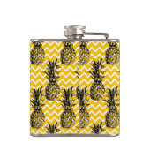 Ananas-Zickzacke Flachmann (Rückseite)