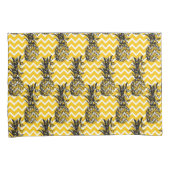 Ananas-Zickzacke Kissenbezug (Vorderseite-Rechts)