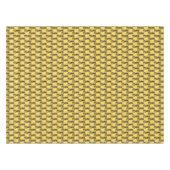 Ananas-Zickzacke Tischdecke (Vorderseite (Horizontal))