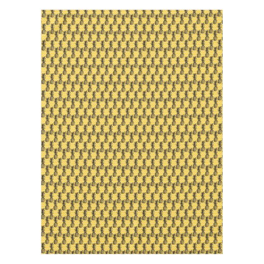 Ananas-Zickzacke Tischdecke (Vorderseite)