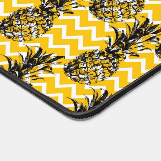 Ananas Zigzags Schreibtischunterlage (Ecke)
