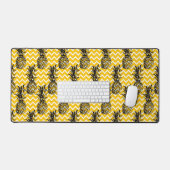 Ananas Zigzags Schreibtischunterlage (Tastatur & Maus)
