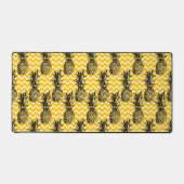 Ananas Zigzags Schreibtischunterlage (Vorderseite)