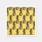 Ananas Zigzags Serviette (Vorderseite)