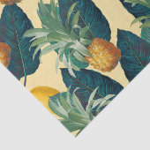 Ananas Zitronen gelb Seidenpapier (Ausschnitt)