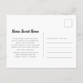 Ananas Zuhause Sweet Zuhause Moving Ankündigung (Rückseite)