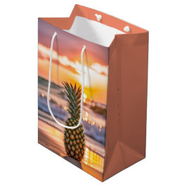 Ananas zum Geburtstag am Sunset Beach Mittlere Geschenktüte