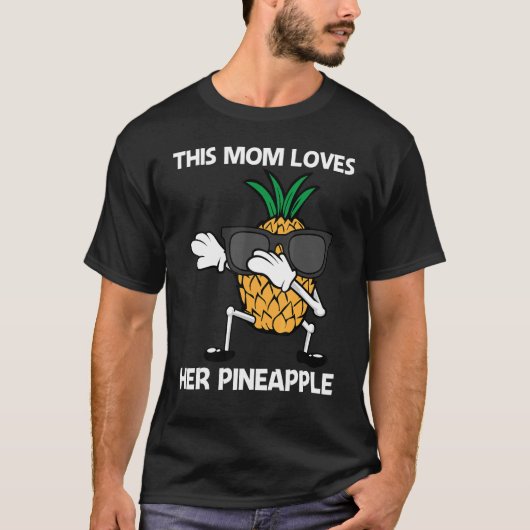 Ananas zur Mama Mutterfruchtsommer T-Shirt (Vorderseite)