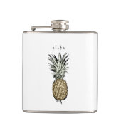 AnanasAloha viel Glückflasche Flachmann (Vorderseite)