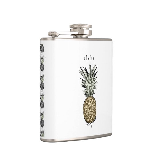 AnanasAloha viel Glückflasche Flachmann (Rechts)