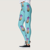 Ananaseilblau Leggings (Links)