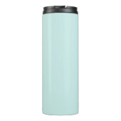 Ananasfrucht auf Hellblau Thermosbecher (Rückseite)