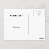 Ananasfrucht-Druckpostkarten Postkarte (Rückseite)