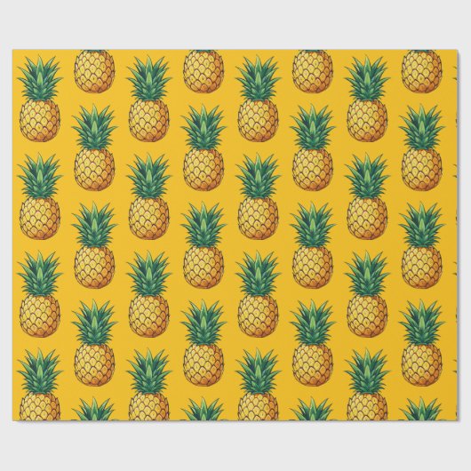 Ananasfrucht Geschenkpapier (Flach)