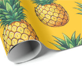 Ananasfrucht Geschenkpapier (Rolleneckpunkt)