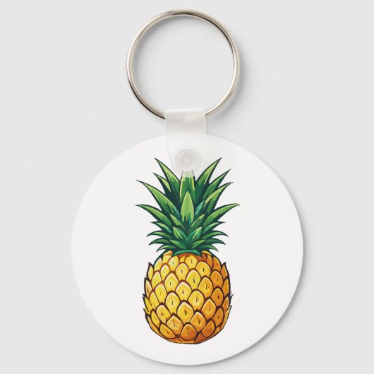 Ananasfrucht Schlüsselanhänger (Vorderseite)