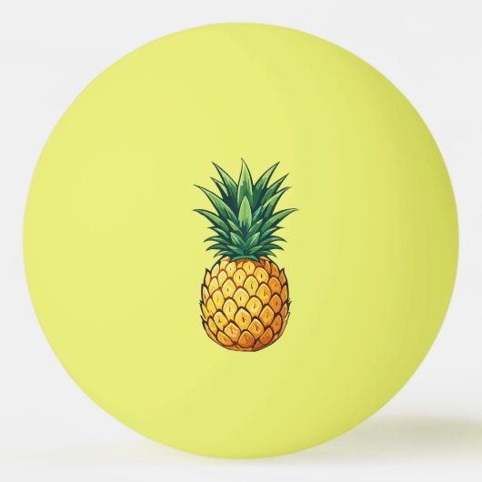 Ananasfrucht Tischtennisball (Vorderseite)