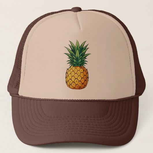 Ananasfrucht Truckerkappe (Vorderseite)