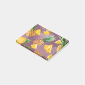 Ananasmuster 3 post-it klebezettel (angewinkelt)