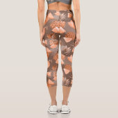 Ananasmuster 4 capri leggings (Rückseite)