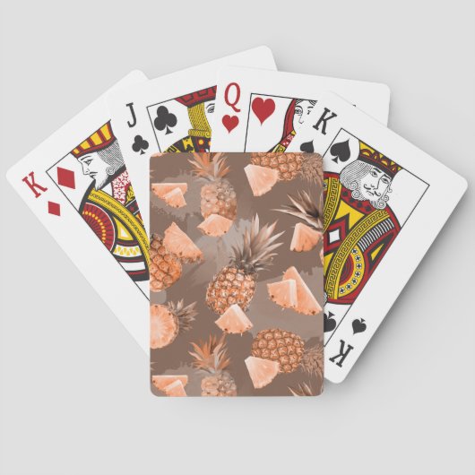 Ananasmuster 4 spielkarten (Rückseite)