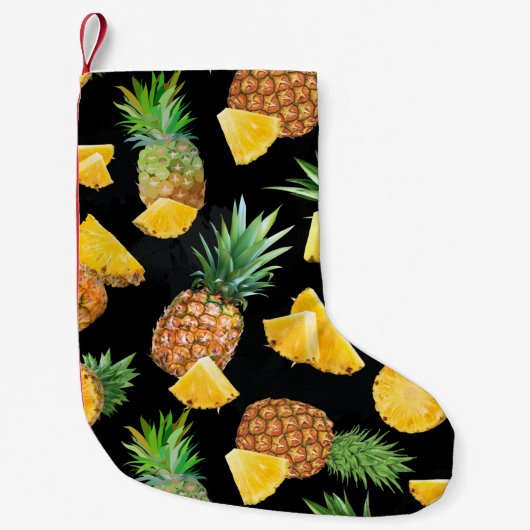Ananasmuster 8 kleiner weihnachtsstrumpf (Vorderseite)