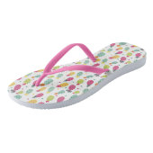 Ananasmuster Badesandalen (Schrägansicht)